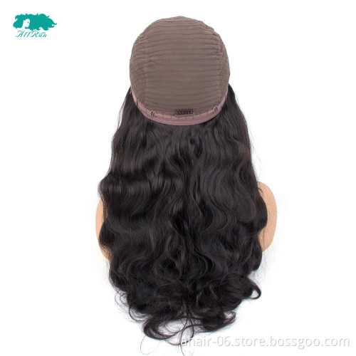 Wholesale 4*4 lace wigs 100% virgin brazilian human hair body wave wigs